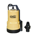 K2 Pumps 1/4 HP Thermoplastic Automatic Submersible Utility Pump UTA02502K